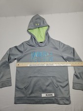 Under Armour Storm Girl's Youth Large YLG Coldgear Hoodie Gray