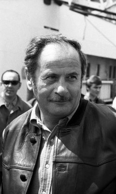 Eli Wallach on the set of the film The Mastermind in July 1968 Old Photo