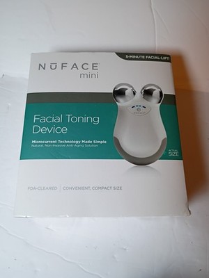 NuFACE Mini Facial Toning Device Microcurrent Skincare System w/ Box & Charger