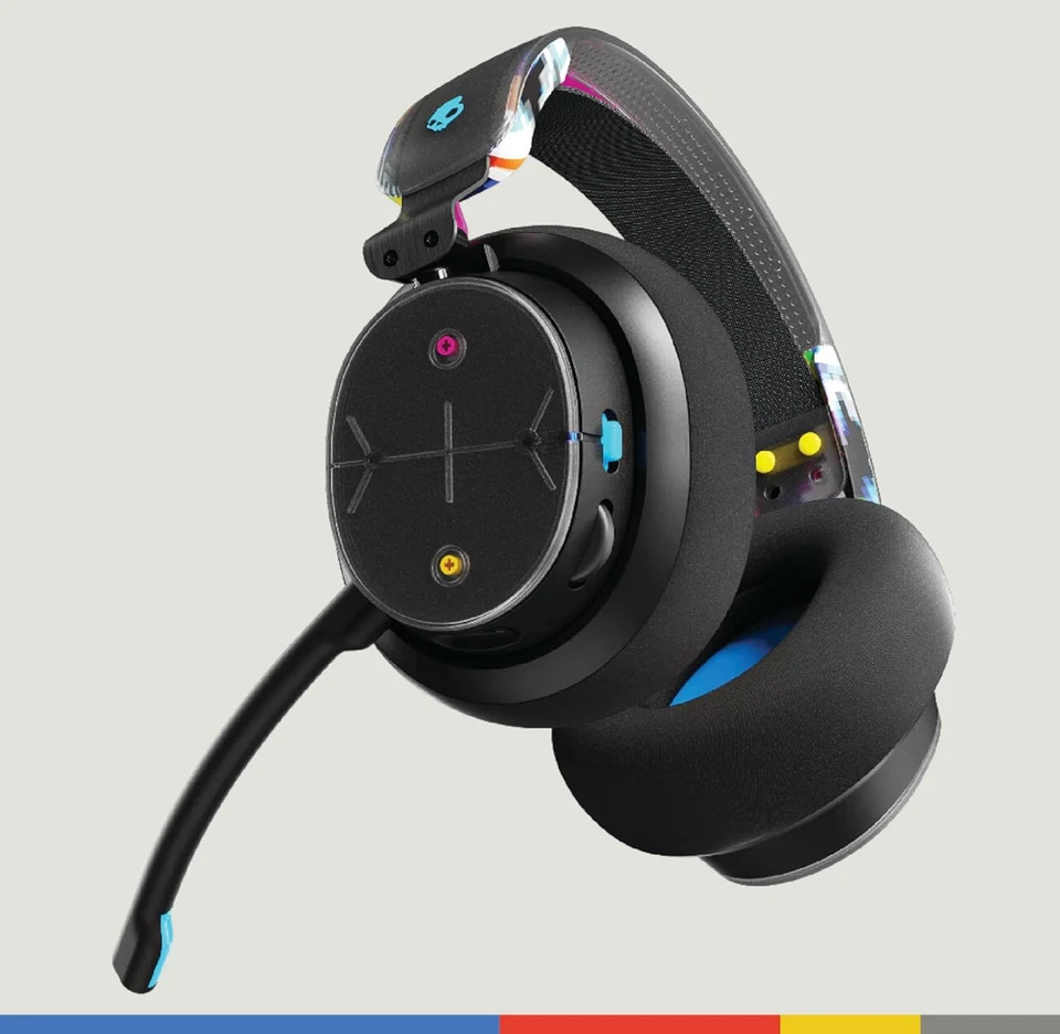Skullcandy PLYR Multi-Platform Over-Ear Wireless Gaming Headset Ai Microphone - Image 2 of 4