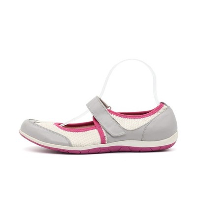 Vionic Damen Halbschuhe EU 39.5 Orthaheel Technologie Mary Jane Rosa Grau