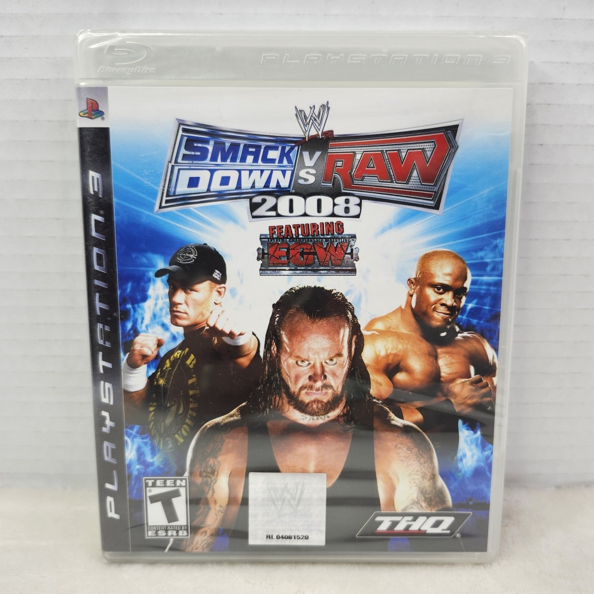 (未使用･未開封品)　WWE 2008 SmackDown vs Raw - PS3 sdt40b8 WWE SmackDown vs. Raw 2008 Featuring ECW (Sony PlayStation 3, 2007