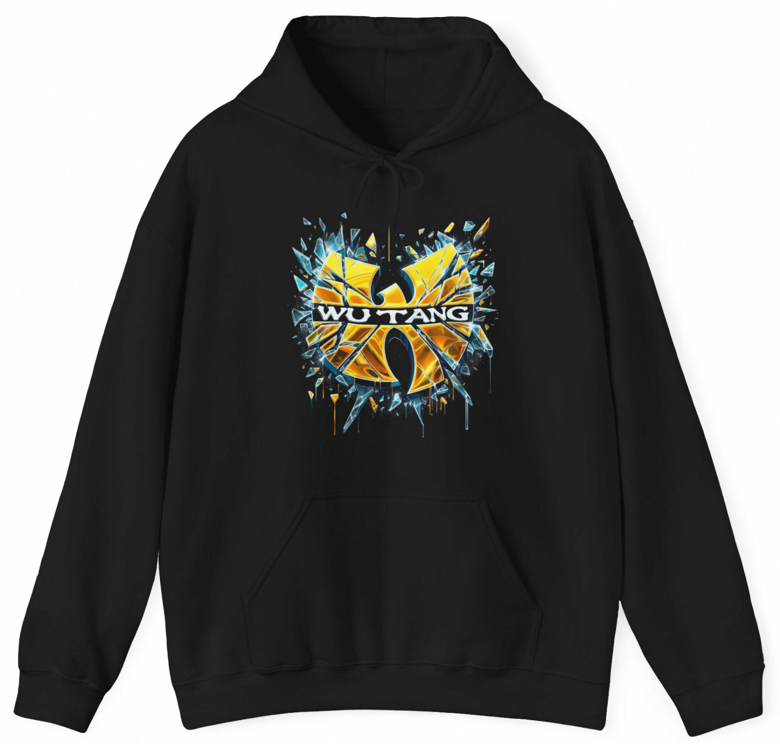 Wu-Tang Clan Glass Symbol Style Cool S-5XL Hoodie Heavy Blend Hooded Sweatshirt