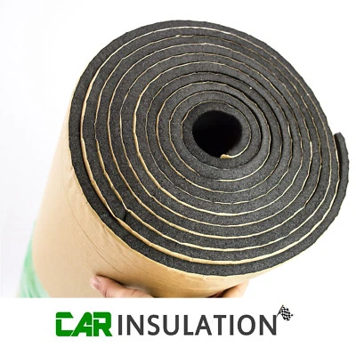 CAR INSULATION UK Black Van Liner Insulation 5mm Self-Adhesive Closed Cell Foam, Soundproofing, UK