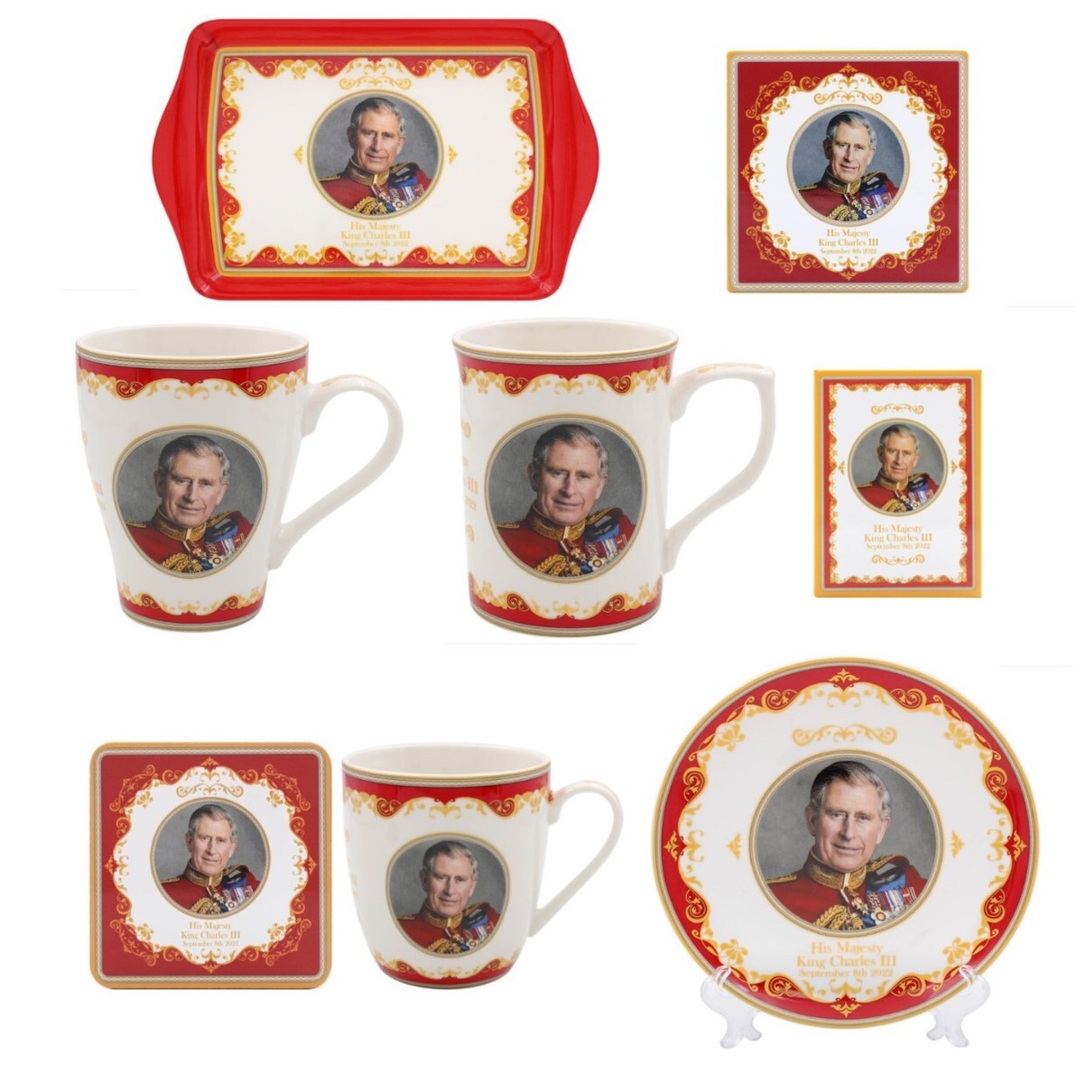 Stuff4 Tasse coéorative King Charles III – Souvenir du roi Charles