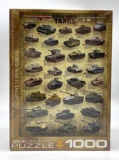 Eurographics World War II Tanks 1000 Piece Jigsaw Puzzle