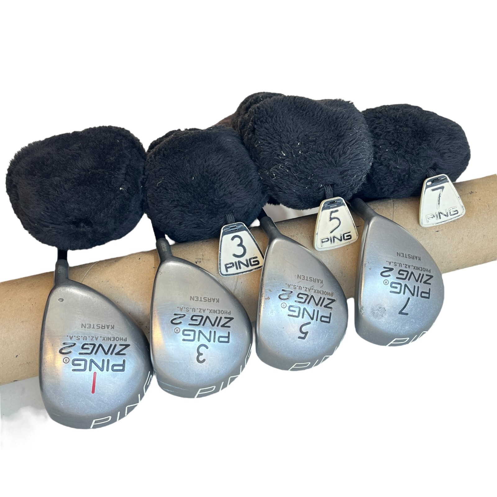 PING ZING 2 Metal Fairway Wood Set 1/3/5/7 w/ Headcovers Graphite u34