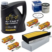 4L ÖL Wartung Set FüR BMW K 1200 GT LT RS 1997-09 Luftfilter ÖLfilter ZüNdkerzen