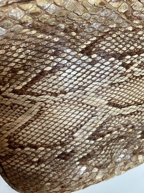 Genuine python purse/bag. Unique custom made genu… - image 5