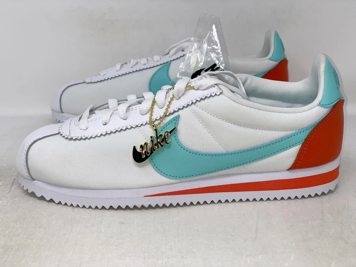 Nike Classic Cortez &#039;Dolphins&#039; White Sneaker Size 10 / 8.5M BNIB | eBay