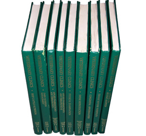 Veterinary Clinics of America Cow Dairy Swine Sheep Goat 1991-93 GC LOT of 9