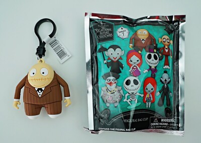Nightmare Before Christmas Keychain Zombie Bassist Bag Clip 3D Figural Keyring