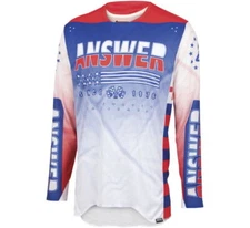 Answer Racing A22.5 Elite Revolution Blue MX Off-Road Jersey Men's Sizes SM - XL