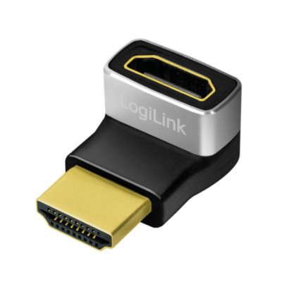 Logilink HDMI Adapter 8k 60 Hz gewinkelt 270° Winkel Adapter Stecker/Buchse