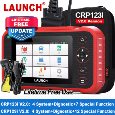 Launch CRP129i CRP123i V2.0 Profi KFZ OBD2 Diagnosegerät Auto Scanner TPMS EPB