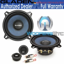 GLADEN ALPHA 130 5.25" 65W RMS COMPONENT HIGH-EFFICIENCY TWEETERS SPEAKERS NEW