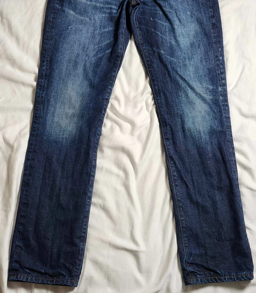 J Crew KAIHARA Denim Jeans Size 34/36 Blue Japanese Fabric Inter Lined - Image 4 of 4