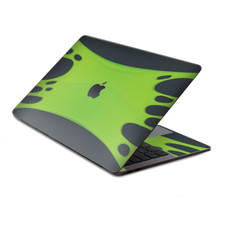 Skin Decal Wrap for MacBook Pro 13" Retina Touch Stretched Slime Green