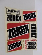Parma 10648 Zerex Logos Sticker Sheet 2 Sheets 1/10 scale NIB