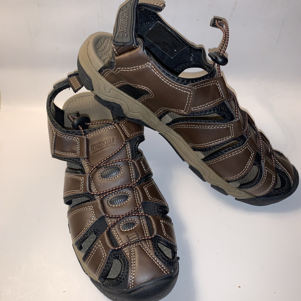 Khombu Size 13 M HAL Brown Fisherman Closed Toe Sandals New Men\'s Shoes 6419c9ea-93ec-4b36-bbce-  main image 4