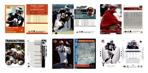 Terrell Owens Lot 24 Football Cards Philadelphia Eagles Cowboys 49ers Upper Deck - Picture 3 of 6