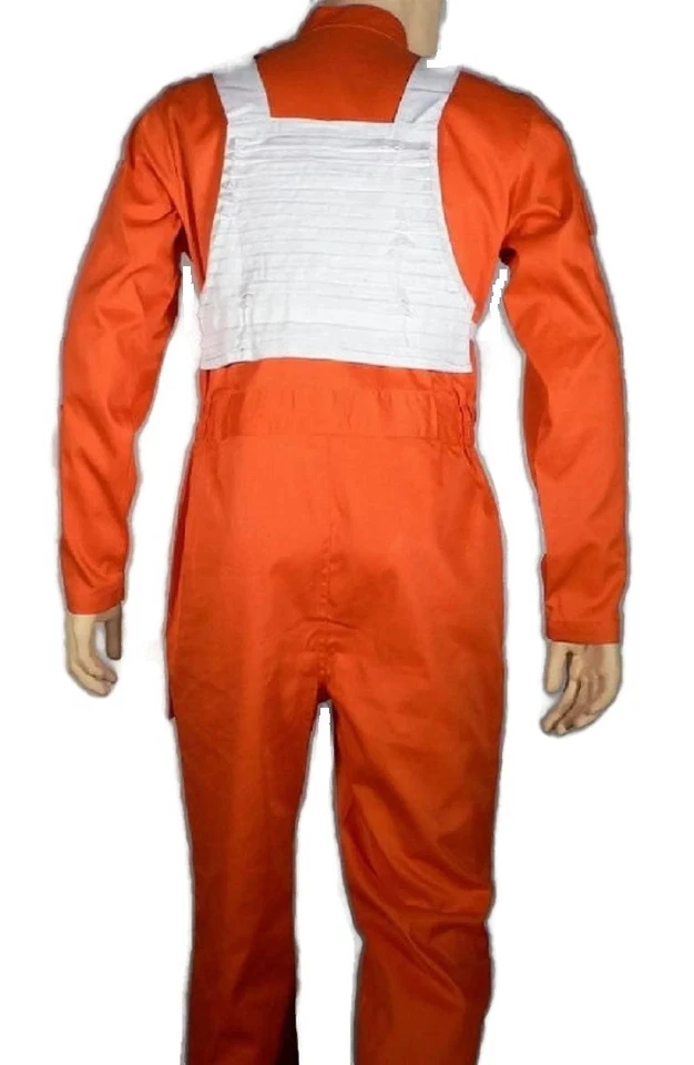 X-Wing Rebelde Luchador Piloto Mono Naranja + Blanco Chaleco Antiaéreo Disfraz Foto 3 de 4