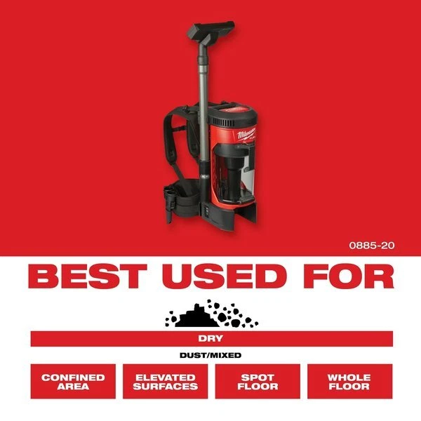 Milwaukee tool backpack vacuum new arrivals