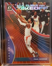 2019-20 Optic Paul George All Clear For Takeoff Red Holo Prizm /99