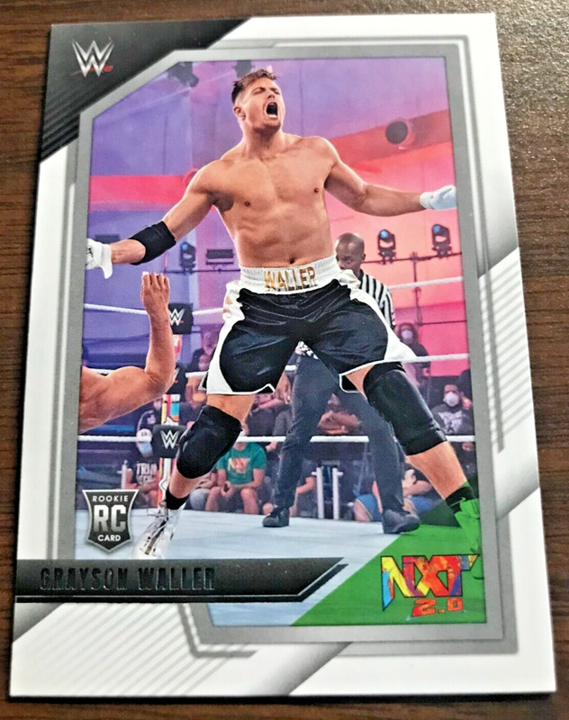 2022 Panini NXT 2.0 WWE base rookie trading card of Grayson Waller (#17)