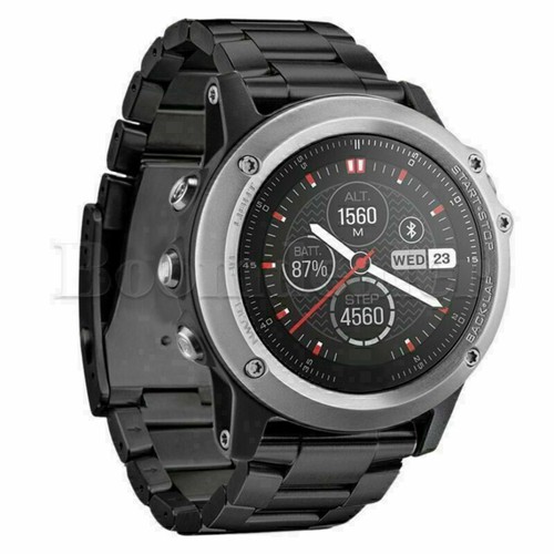 Für Garmin Fenix 3 / HR Edelstahl Neu 26mm Metallarmband Uhrenarmband Strap - Bild 2 von 19