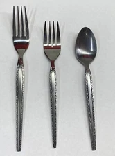 Vintage Rogers Korea Stainless Spoon And Two Fork Set