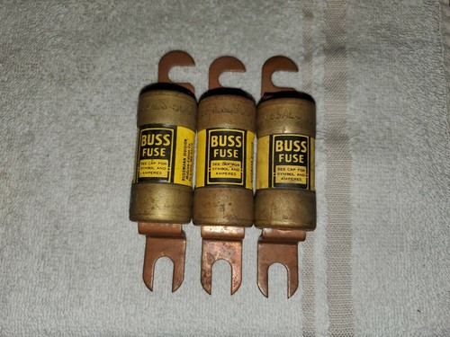 COOPER BUSSMANN ALS500 Fuse ALS 48VDC (LOT OF 3) Used
