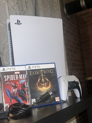 Ps5 With Spider-Man 2 And Elden Ring