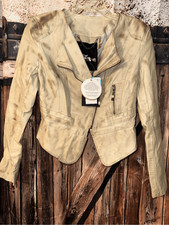 The Fillmore Vegan Leather Biker Motorcycle Jacket Size Xs Nwt Stunning