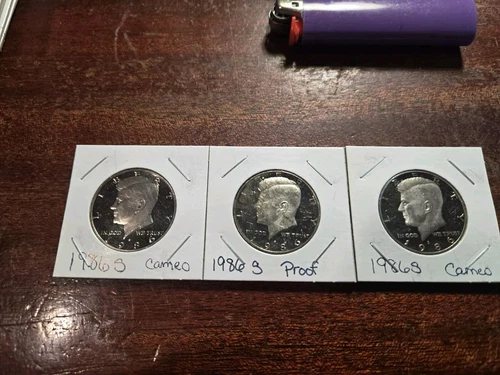 1986-S Proof Kennedy Half Dollar