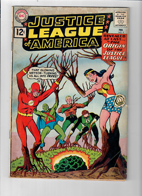 JUSTICE LEAGUE OF AMERICA #9 - Grade 4.0 - Origin of the Justice