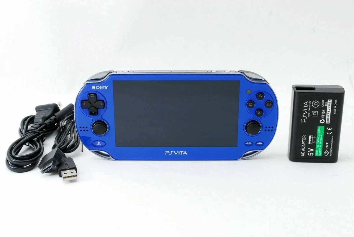 Sony PlayStation Vita Blue Region Free Video Game Consoles for