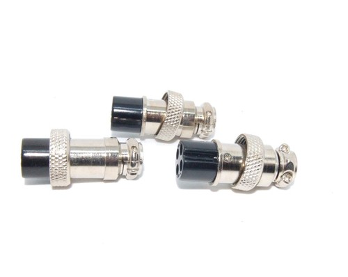 wtyczki mikrofonowe 4 pin szynka lub cb radio wtyczki mikrofon pakiet 3 szt. - Zdjęcie 3 z 5