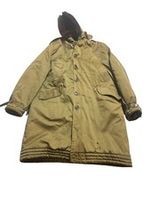 Vintage 60s US Military OG Green Faux Fur Hood B-9 Parka Jacket Men’s Large