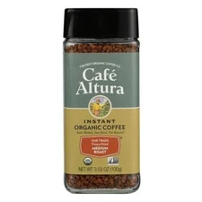 Organic Fair Trade Instant Coffee 3.53 Oz By Cafe Altura