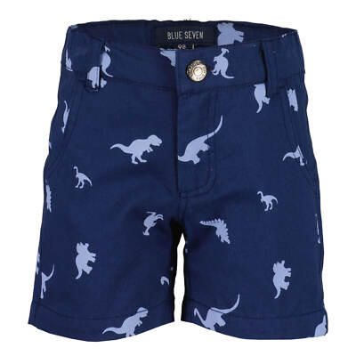 Blue Seven Kinder Jungs Shorts Kurze Hose Print Dinosaurier Verstellbare Weite