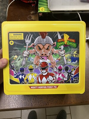 2021 Hasbro PulseCon Power Rangers Lightning Collection Pudgy Pig & Lunchbox