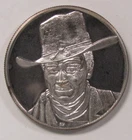 New Listing1979 1oz .999 Fine Silver The "Duke" John Wayne Round