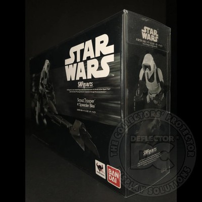 Deflector DC  Star Wars S.H. Figuarts Scout und Speeder Bike ROTJ Vitrine