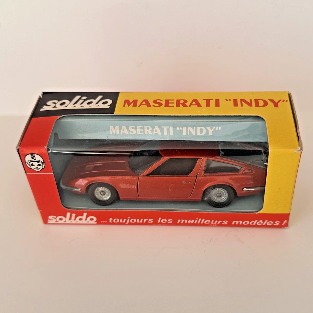 SOLIDO REF 102 MASERATI （④red） Solido Maserati Vintage Manufacture Diecast Cars, Trucks & Vans