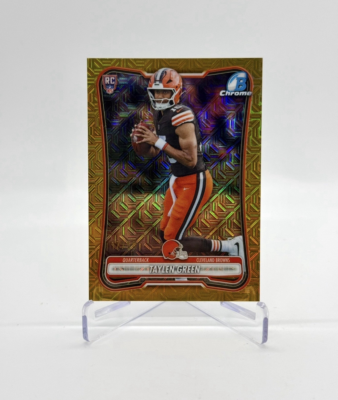TAYLEN GREEN 2026 Bowman Chrome #BCV-113 ROOKIE RC GOLD MOJO REFRACTOR SSP /50