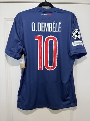Nike PSG O.デンベレ10 番サッカーシャツ PSG Nike O. Dembélé 10 Graphic T-Shirt - Navy - Mens