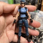 New Pre-sale Painted 1/18 Jill 3.75" Female Soldier Action Figure Toy Xmas Gift