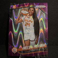 2025 Panini WNBA Prizm Aneesah Morrow RC Purple Seismic /175 Sun #146