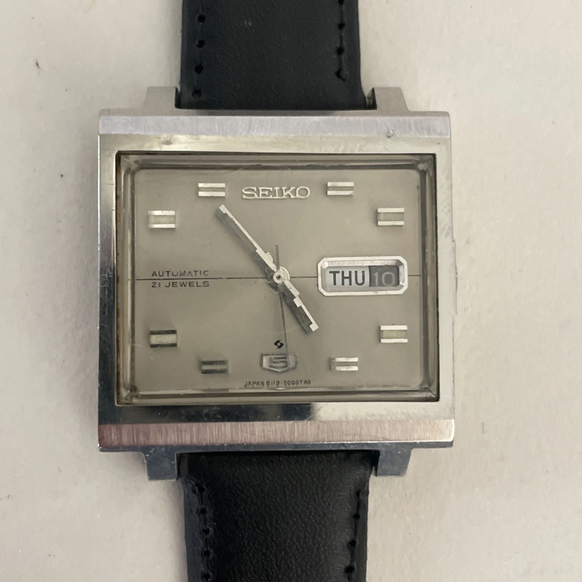 Seiko 5 Men Rectangle Wristwatches for sale - eBay